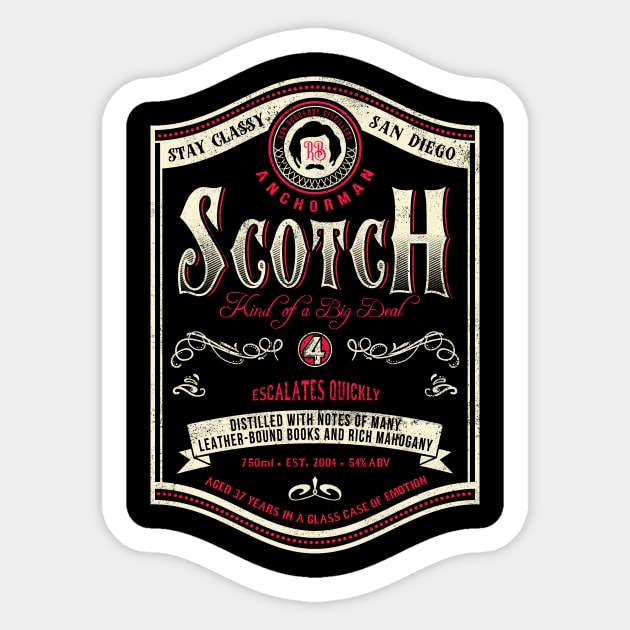 Anchorman Scotch Sticker by ACraigL